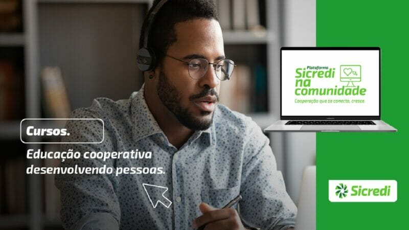 Sicredi anuncia abertura de 50 cursos gratuitos em sua nova plataforma de desenvolvimento pessoal e profissional