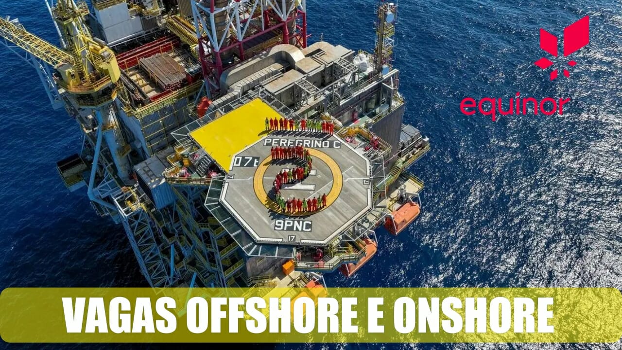 emprego - Rio de Janeiro - petrobras- vagas - equinor - offshore - técnico - engenheiro - manutenção - operação