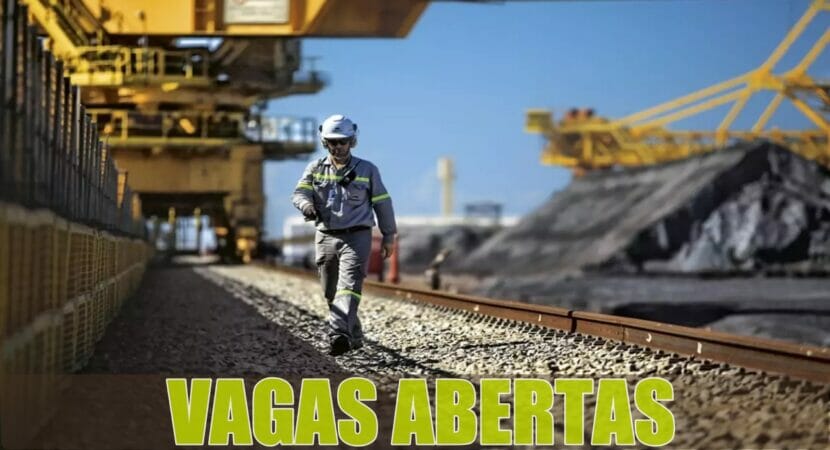 Vale - emprego - mineração - ensino fundamental - técnico - Vale - ferro