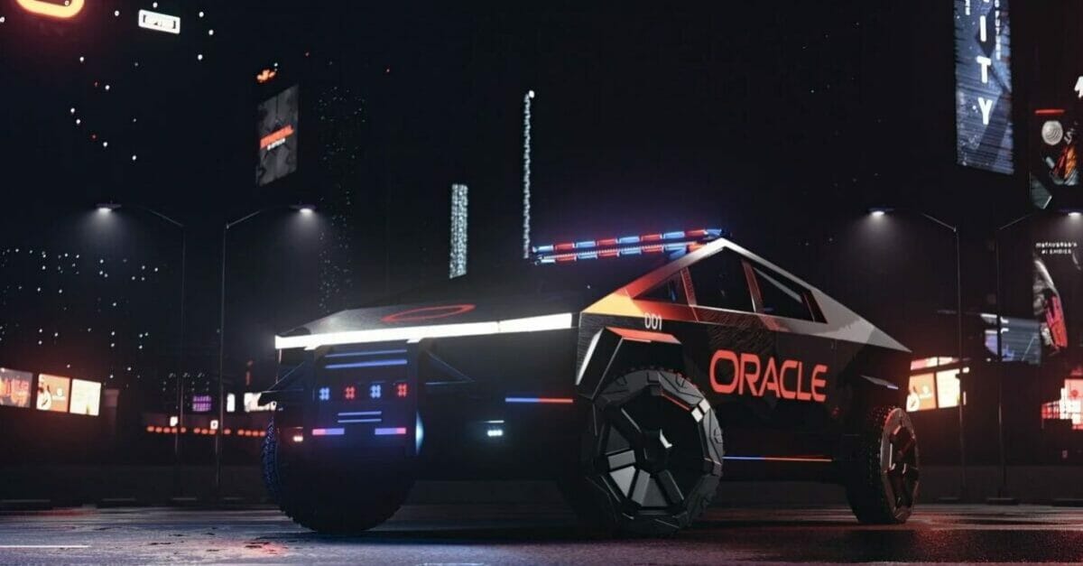 Cybertruck da Tesla se prepara para ser a viatura policial do futuro