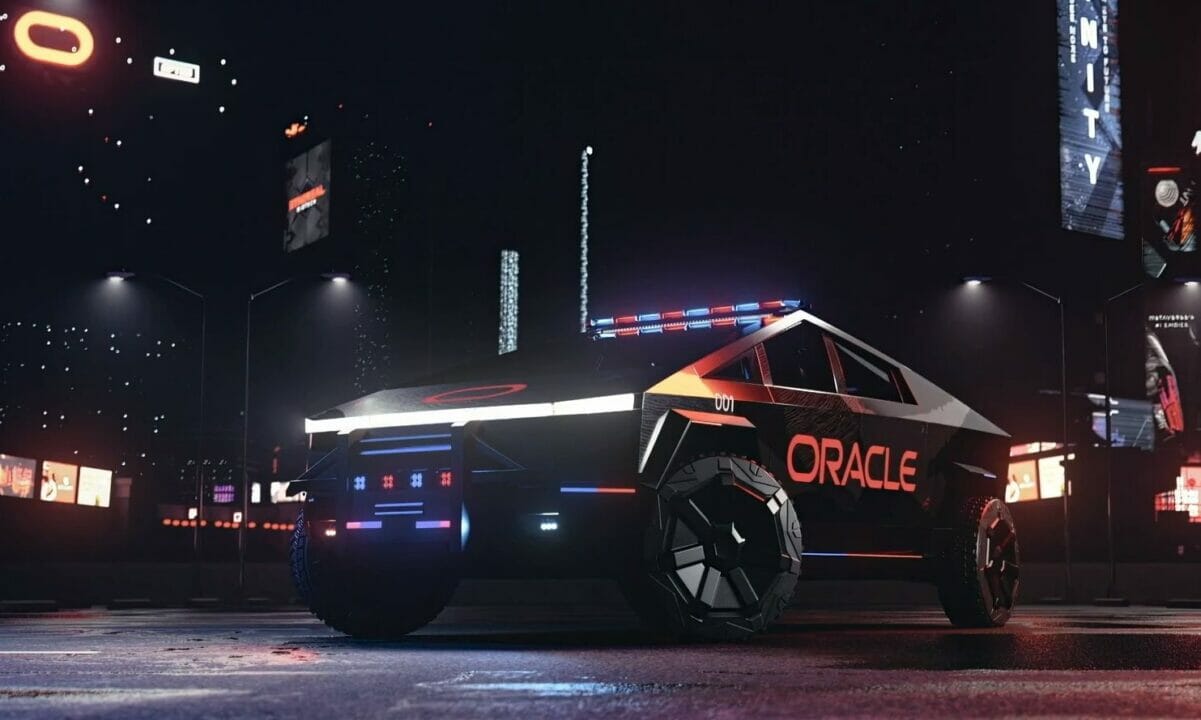 Cybertruck da Tesla se prepara para ser a viatura policial do futuro