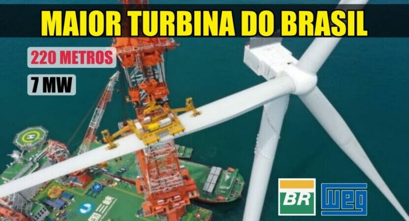 turbina - weg - Siemens - Norden, turbina eólica - Cristo Redentor - Boeing - Petrobras - proyectos - energía eólica - planta - offshore