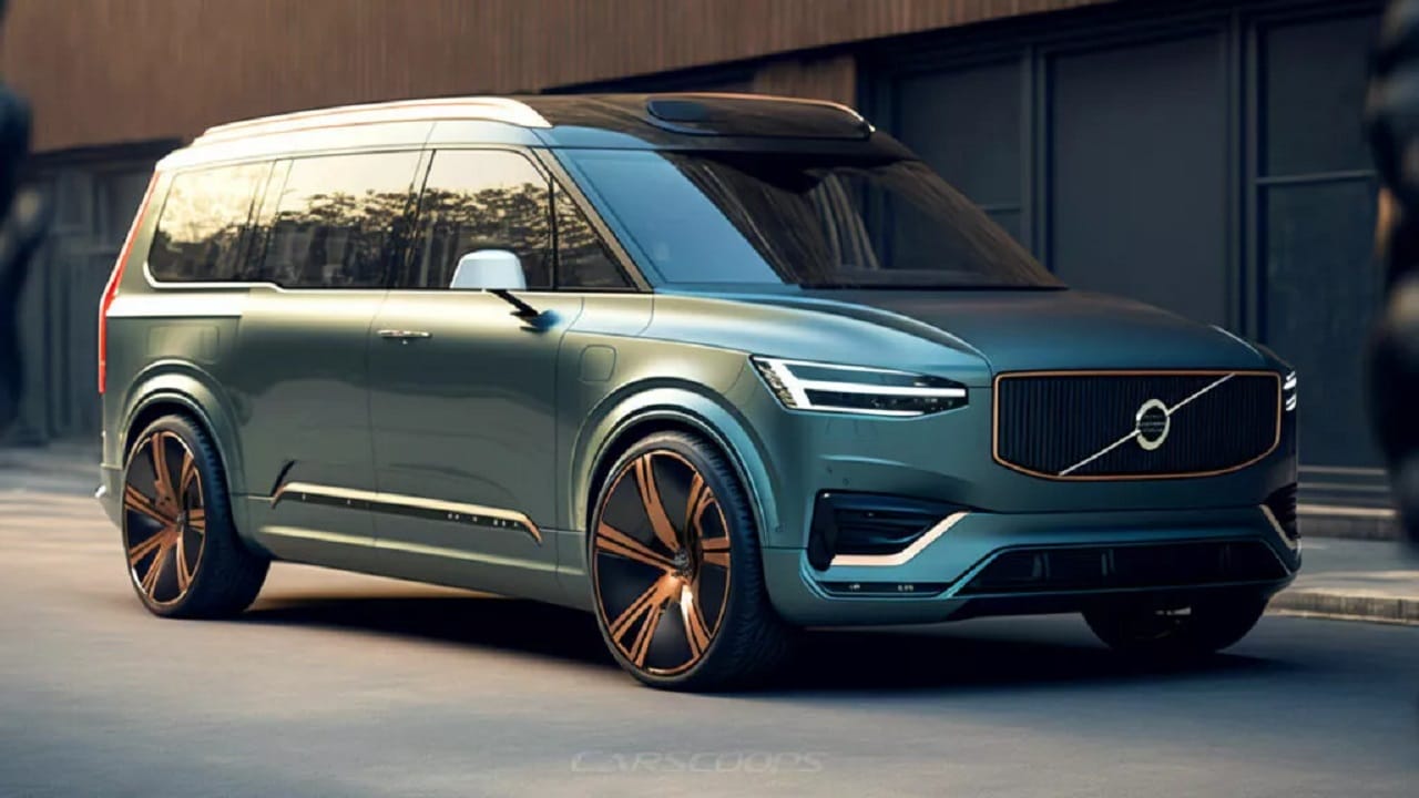 A primeira minivan elétrica da Volvo com 700 km de autonomia surge misteriosamente na China
