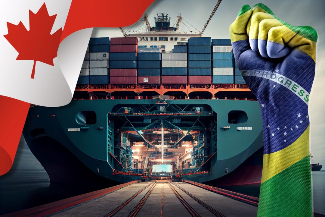 Exportações do Brasil para o Canadá