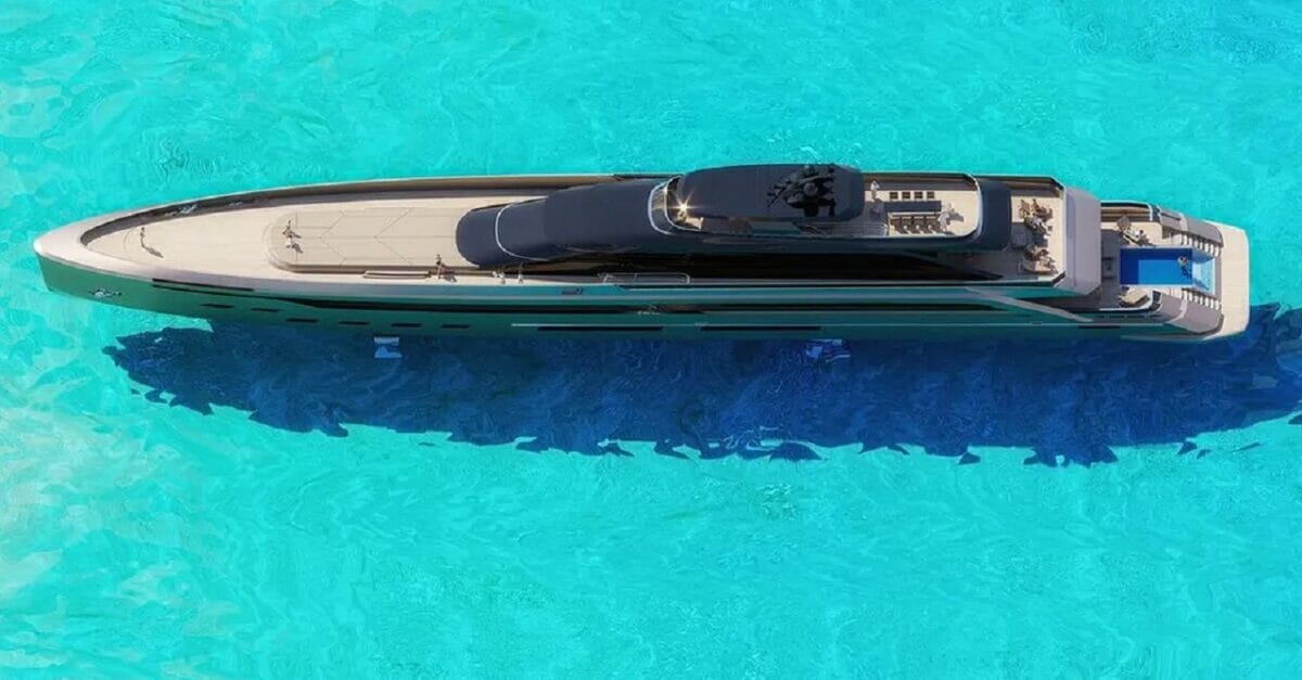 Esqueça os combustíveis tradicionais! Esse novo SUPER IATE de 85 metros faz seu próprio combustível direto da água do mar com pura inovação