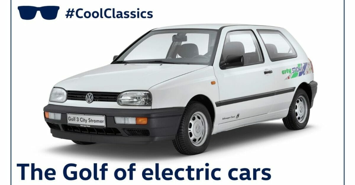 Você sabia que o primeiro carro elétrico da Volkswagen entrou no mercado há 30 anos?