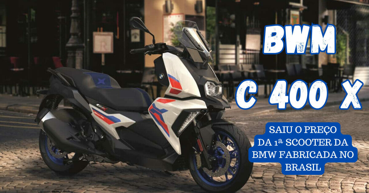 BMW Motorrad inicia pré-venda da C 400 X, sua 1ª scooter produzida no Brasil. Saiba quanto você terá que desembolsar para comprar uma