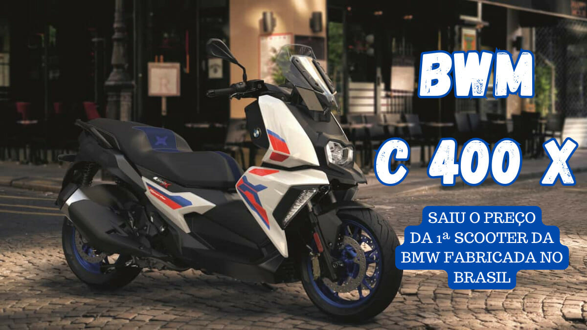 C 400 X: 1ª scooter da BMW Motorrad produzida no Brasil, será equipada com motor de 350cc e diversos recursos, incluindo controle de estabilidade e conectividade.