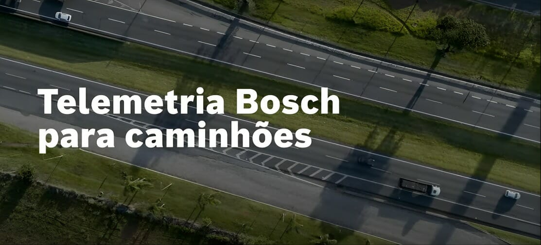 INOVAÇÃO: A nova plataforma de telemetria da Bosch oferece uma variedade de ferramentas para facilitar a gestão de frotas