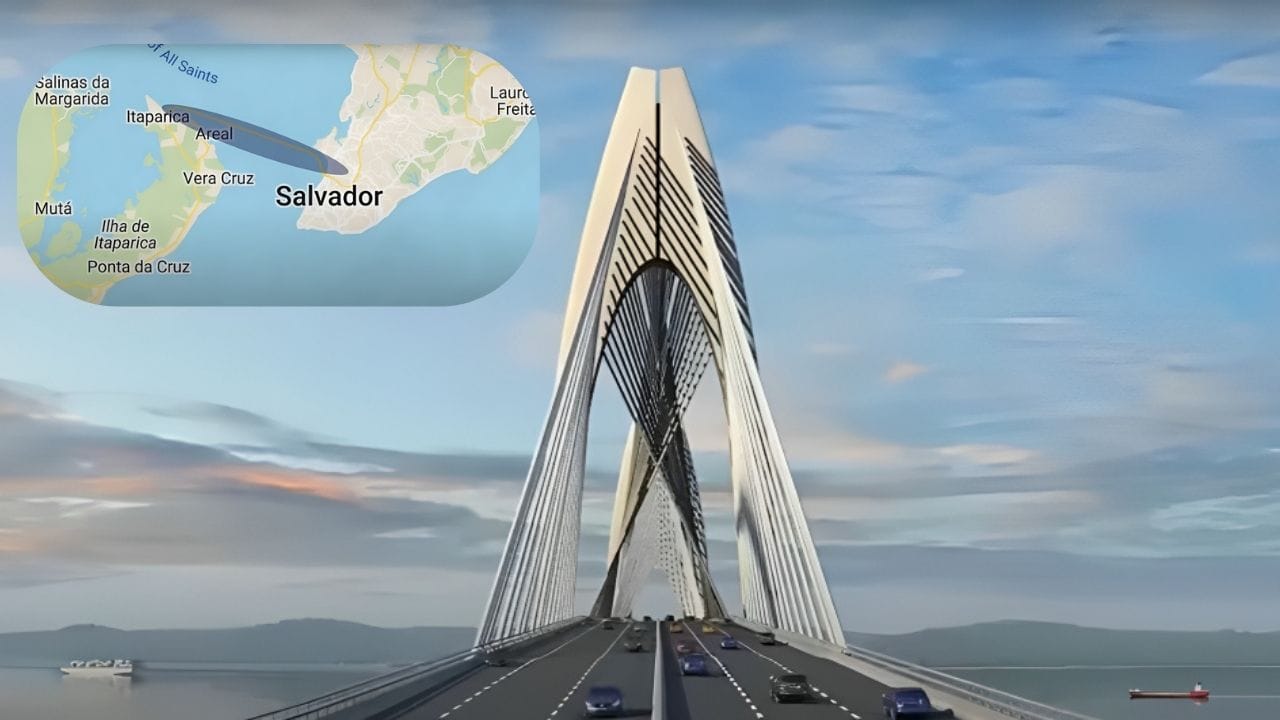 Megaprojeto vai revolucionar a mobilidade na Bahia: A ponte Salvador-Itaparica promete gerar 7 mil empregos