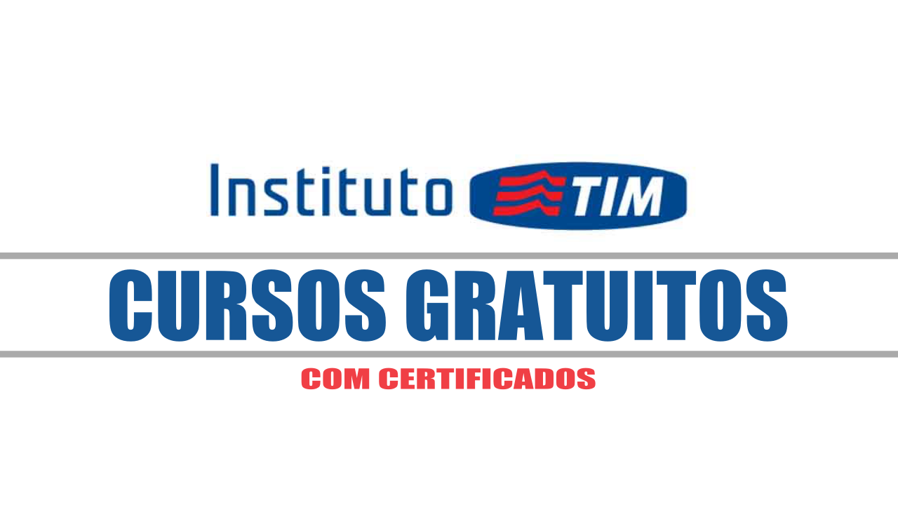 cursos online - cursos gratuitos - EAD - certificado - certificação - coursera - plataforma online - Pronatec - Tim - Instituto