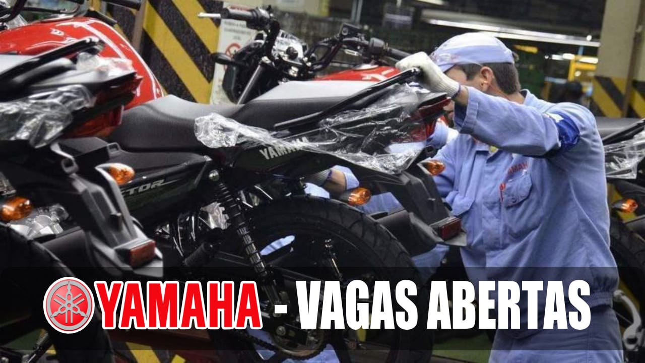 Yamaha - emprego - vagas - biz - motocicleta - HONDA