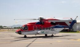 O voo inaugural do S-92, helicóptero offshore da Líder Táxi Aéreo, é um marco nas operações do Aeroporto de Maricá.