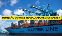 Devido à crise no setor de transporte marítimo, a Maersk espera obter uma economia de US$ 600 milhões com as medidas de corte de pessoal, até atingir a demissão de 10 mil funcionários.