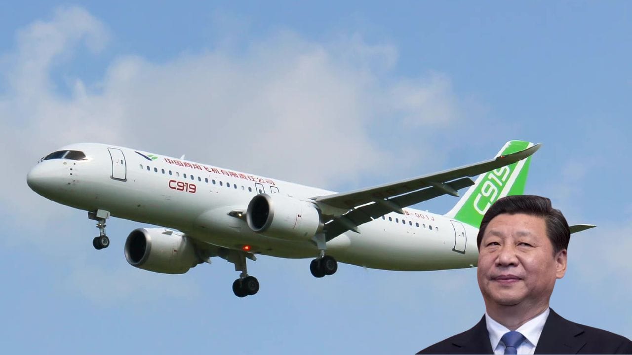 A ascensão no mercado de aviação da China com lançamento do C919 e o desafio às gigantes Boeing e Airbus