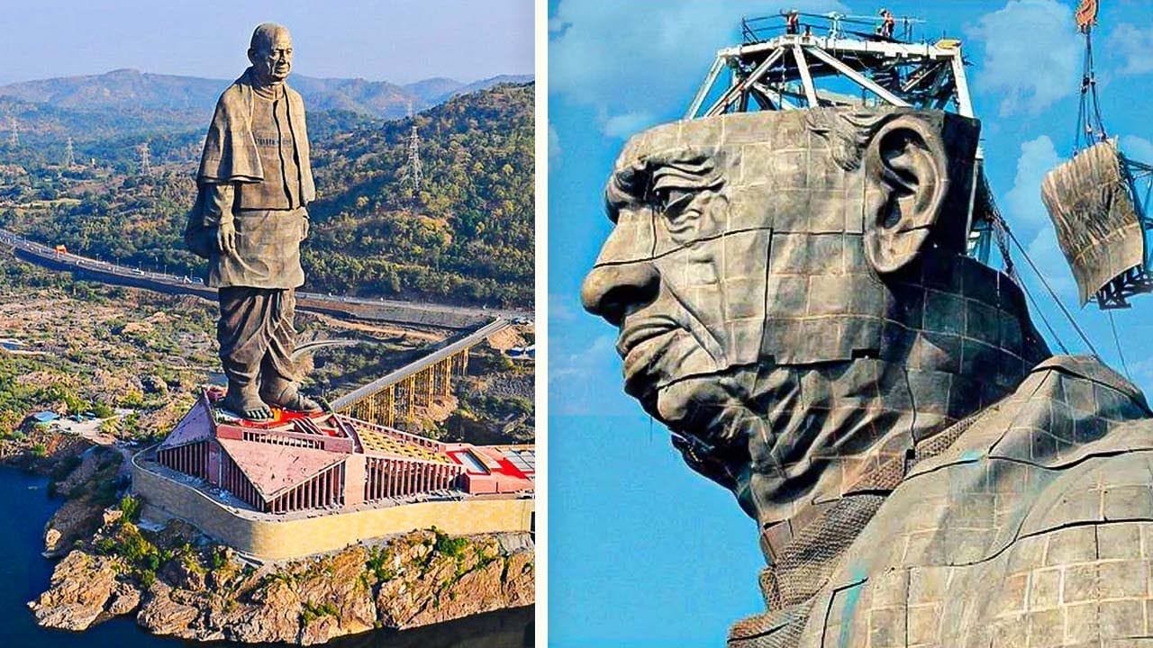 Como foi construída a estátua mais alta do mundo: o megaprojeto conta com mais de 182 metros de altura