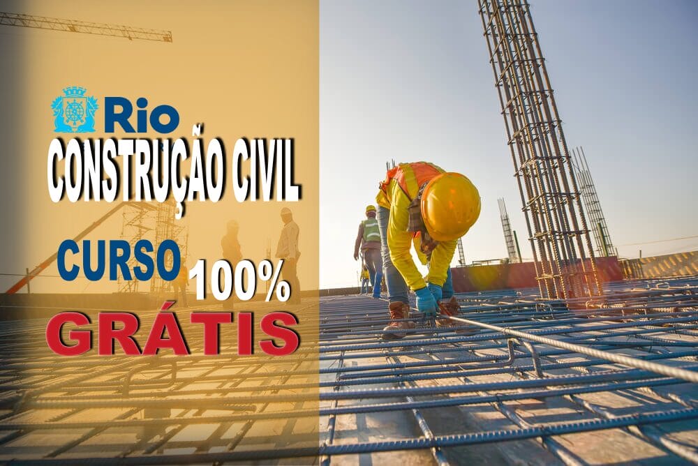 Curso gratuito de construção civil, no Rio de Janeiro, destinado à mulheres entre 18 e 45 anos, de baixa renda, chefes de família e desempregadas