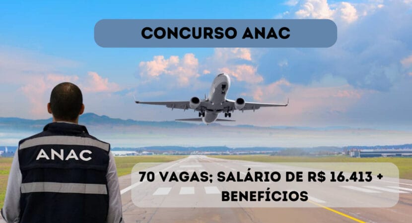 O edital do concurso público da ANAC foi publicado e visa preencher 70 vagas disponíveis na Agência. Poderão se candidatar no certame, brasileiros que possuem o ensino superior completo.