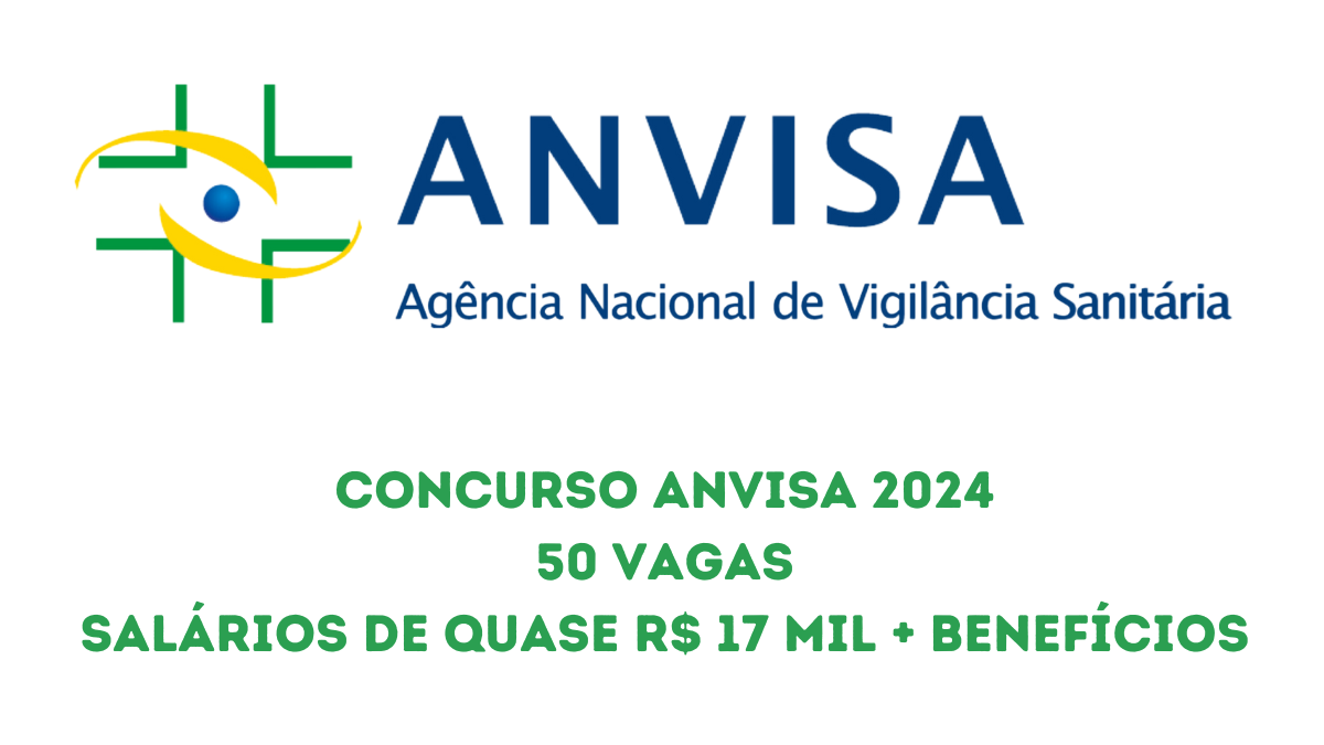 O contrato entre a Anvisa e o Cebraspe para o concurso de 50 vagas de especialista foi assinado, indicando possível antecipação no lançamento do edital. As especialidades incluem Engenharia, Saúde, TI e Farmácia, com remuneração inicial de R$16.413,35.