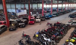 Detran anuncia leilão online com centenas de motos e carros da Ford, Fiat, Volkswagen, Honda e Yamaha a partir de R$ 200