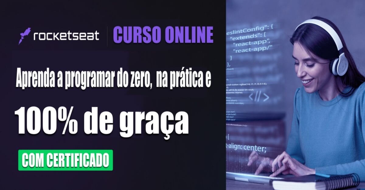 Curso online (EAD) gratuito com certificado: Aprenda a programar do ...