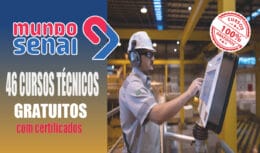 senai - cursos gratuitos - cursos técnicos - certificado - cursos online - EAD - São Paulo