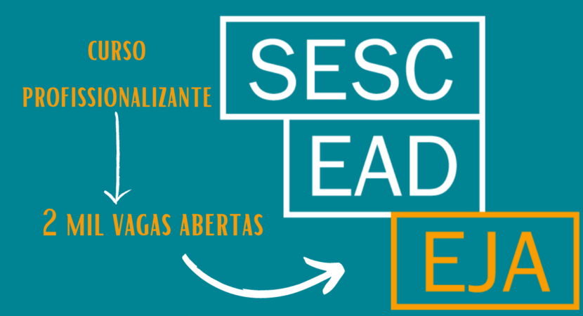 Curso EJA profissionalizante EaD abre inscrições