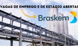 A petroquímica Braskem está selecionando candidatos de todo o Brasil para as novas vagas de emprego e estágio disponíveis.