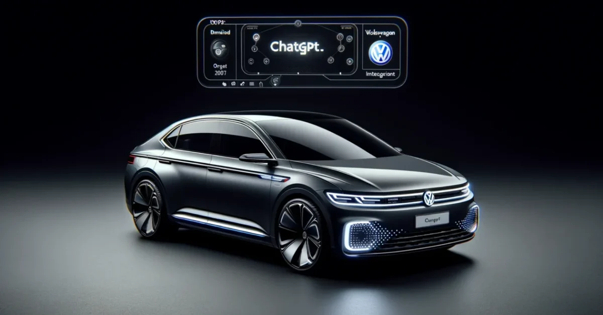Um marco na indústria: Imagine poder conversar com seu carro? Volkswagen é a primeira grande montadora a tornar a tecnologia ChatGPT um recurso padrão em seus carros compactos