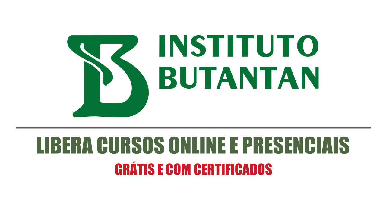 Cursos online - cursos gratuitos - cursos grátis - Instituto Butantan - saúde - EAD