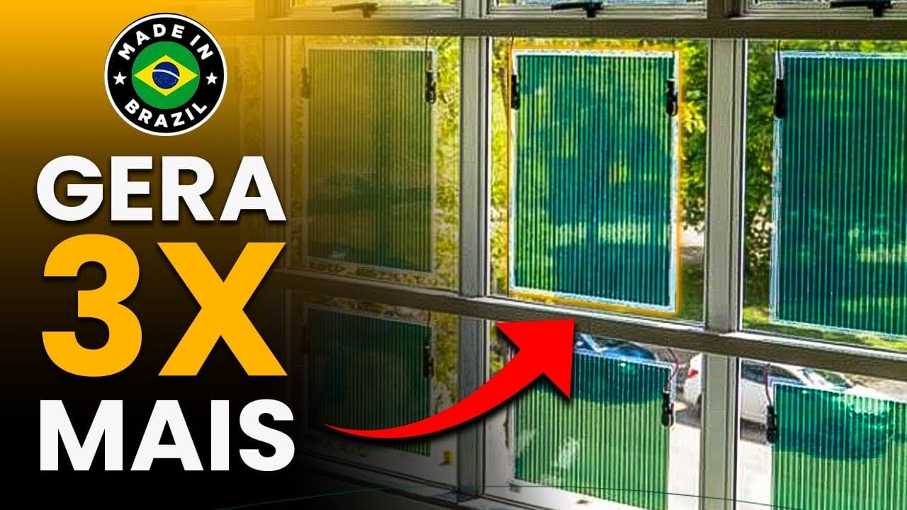 Brasil inova no mercado fotovoltaico com novo painel solar flexível, 3x mais EFICIENTE e mais barato!