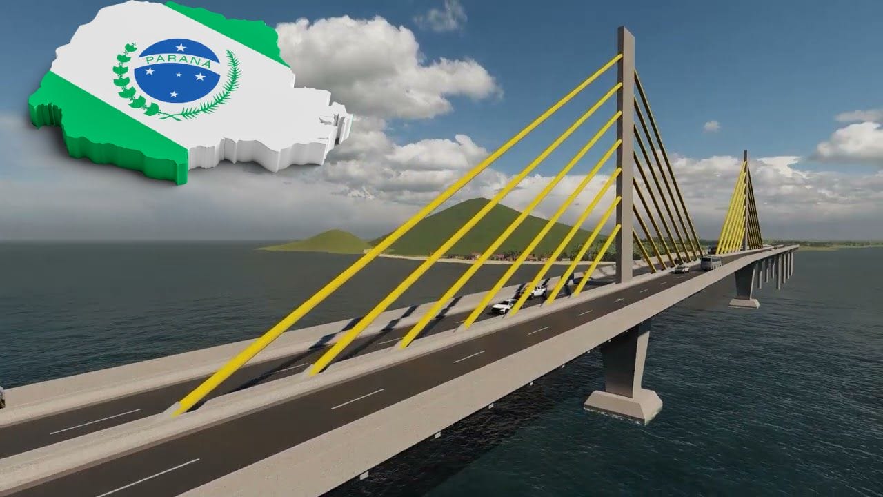 Começou! Guaratuba no Paraná recebe início das obras da ponte, investimento avaliado em mais de 2 milhões de reais com 1244 km de extensão