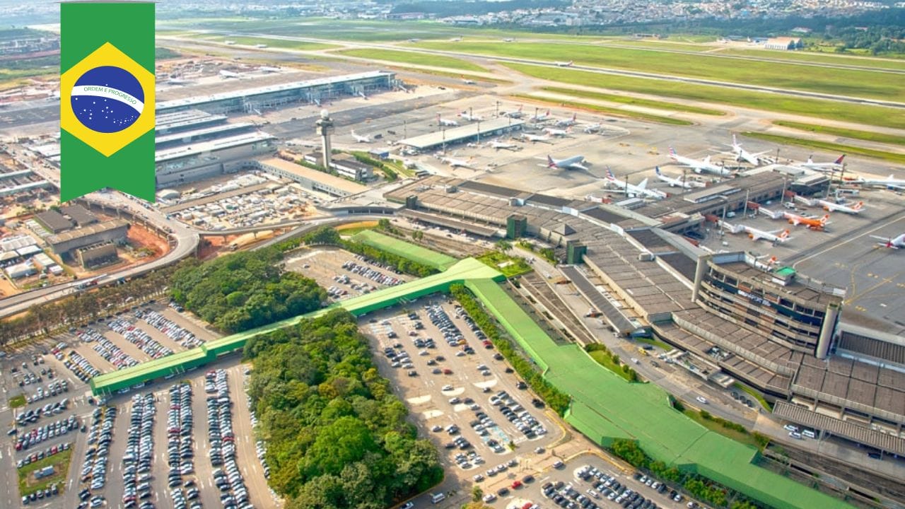 Como o Brasil construiu o Aeroporto Internacional de Guarulhos em São Paulo: é o maior aeroporto da America Latina