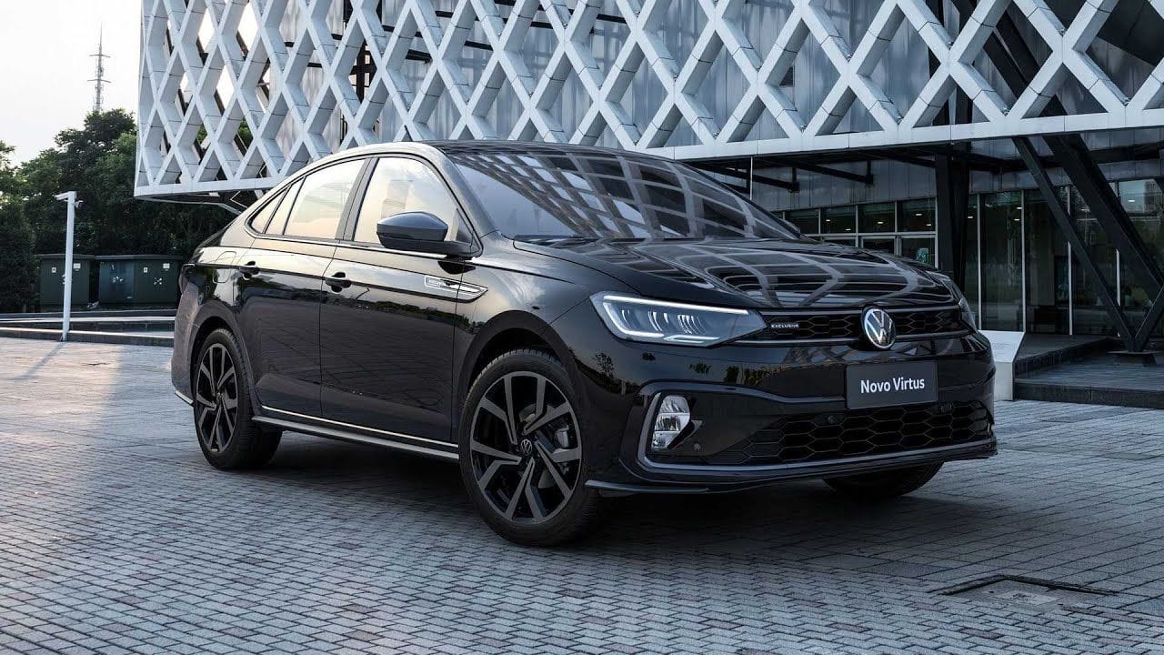 Desempenho e estilo em foco com o Volkswagen Virtus Exclusive, tem potencial para ultrapassar Corolla em vendas no Brasil