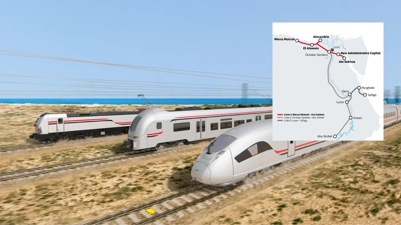 Egito lança megaprojetos de US$ 50 bilhões para redefinir sua infraestrutura em 2024, de ferrovias à usina nuclear