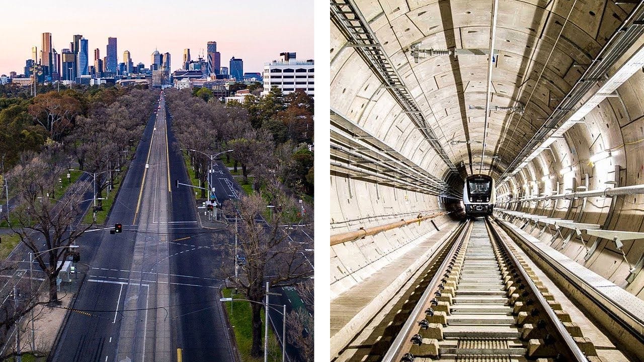 Futuro nos trilhos: Austrália lança projeto de ferrovia de US$ 125 bilhões em Melbourne com 90 km de extensão