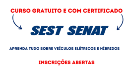 Com certificado grátis, SEST SENAT lança o curso gratuito sobre Veículos Elétricos visando capacitar a sociedade acerca desses carros.