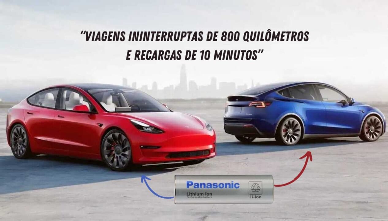 A Panasonic intensifica sua parceria com a Tesla, anunciando melhorias nas baterias 2170 para Model 3 e Model Y. A empresa planeja inaugurar fábrica nos EUA, visando redução nos preços dos veículos elétricos.