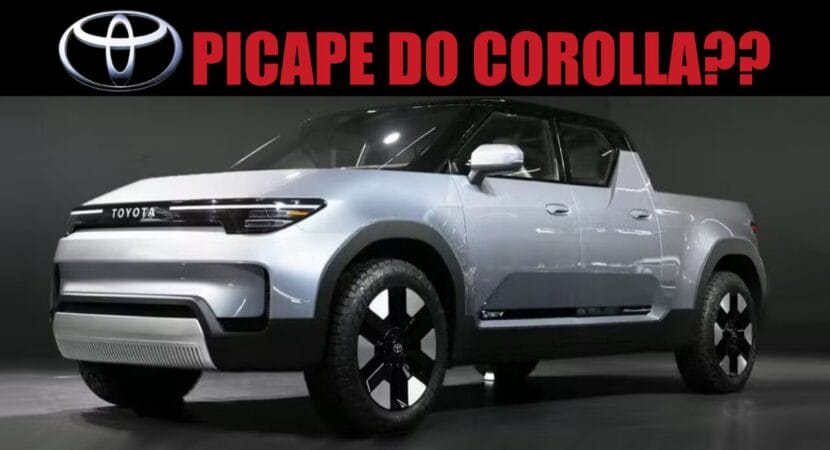 Discover Toyota's new Corolla pickup truck with a flex hybrid engine never seen before in Brazil!