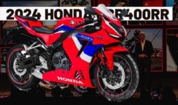 Nova moto Honda CBR400R chega ao mercado fazendo até 41km/l com motor bicilíndrico de 399 cc