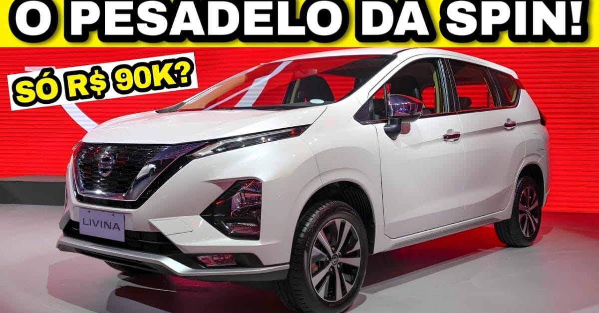 Nissan Livina 2025 surge como novo gigante para concorrer com Spin e C3