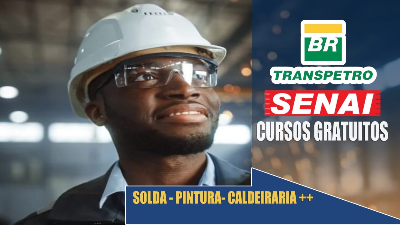 SENAI abre 3000 turmas de cursos gratuitos de qualificação profissional em parceria com a Transpetro