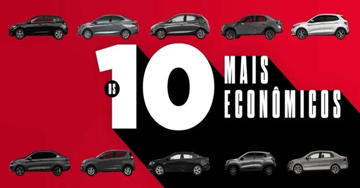 Os 10 carros mais baratos zero km do Brasil em 2024. Marcas como Chevrolet, Fiat, Renault e outras!