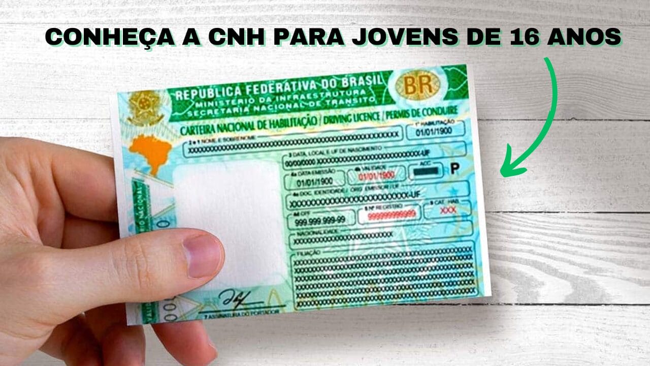 Novo projeto de Lei planeja permitir que jovens brasileiros que tenham, no mínimo, 16 anos tirem a sua primeira CNH.