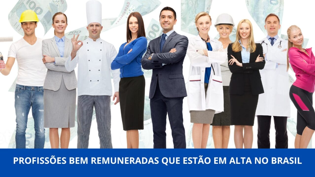 Conheça as três profissões que estão em alta no mercado de trabalho do Brasil que possuem salários atrativos.