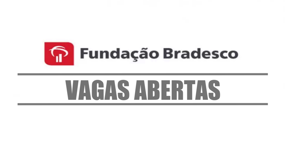 As vagas de emprego estão disponíveis em diversos estados brasileiros. Se você sonha em fazer parte da Fundação Bradesco, esta é a chance!