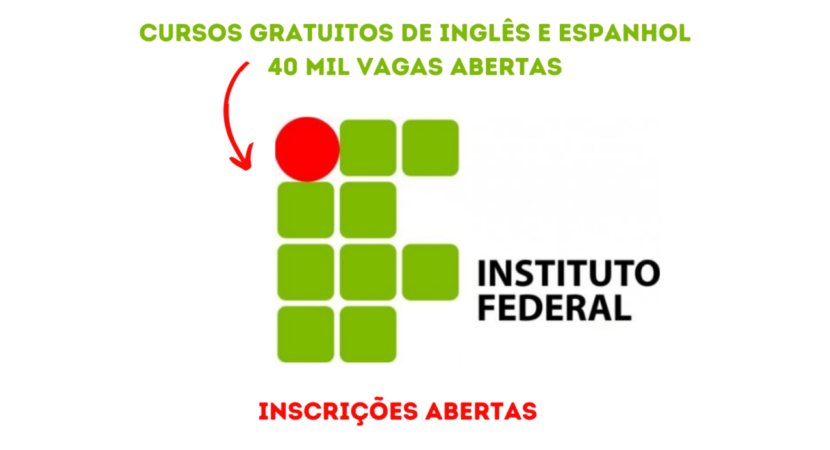 Para concorrer as vagas abertas no Instituto Federal, basta possuir o ensino fundamental. Os participantes irão receber um certificado grátis após a conclusão dos cursos gratuitos de inglês e espanhol.