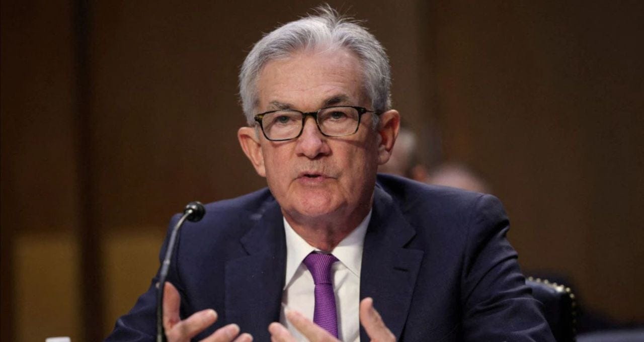 Jerome Powell, presidente do Federal Reserve, BC, banco central