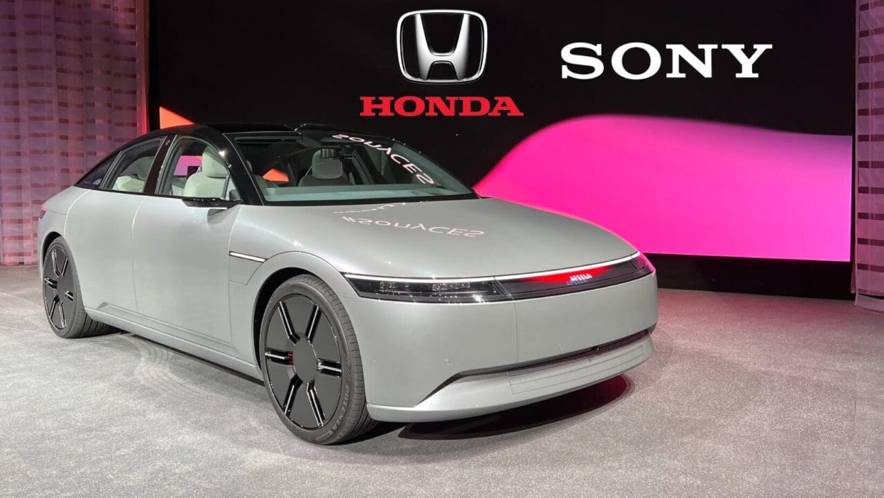 Sony e Honda anunciam parceria para criar uma nova joint-venture para desenvolvimento de carros elétricos.