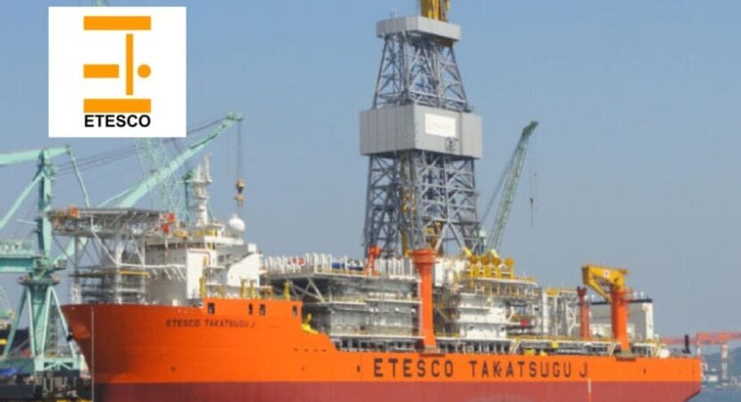 A Etesco empresa de perfuração abre vagas de emprego offshore, oportunidades para segundo oficial de máquinas, operador de ETE, auxiliares e mais
